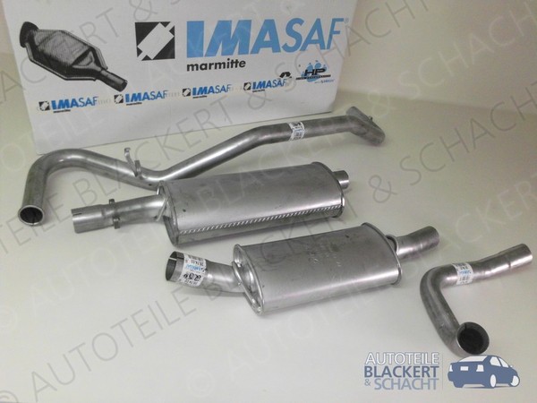 Imasaf Auspuffanlage Komplett für Fiat Ducato 1.9 TD 60KW (280/290) 1989-1994-image
