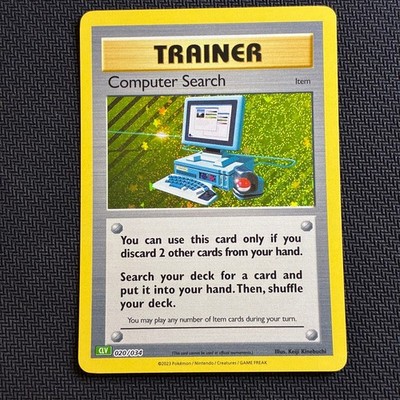 Computer Search (CLV) | TCG Classic 020/034 | HOLO (NM) | ENG Pokemon Kinebuchi