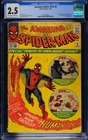 Amazing Spider-Man #8 1964 CGC 2.5 1st Living Brain Stan Lee CLASSIC...!!