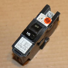 One American FPE Federal Pacific NA115 1 Pole 15 Amp Thick Breaker OG#69