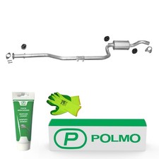 POLMO Auspuff Mittelschalldämpfer mit E-Prüfzeichen /1455