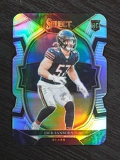 2022 Panini Select - Concourse Jack Sanborn #62 Silver Prizm (RC) Chicago Bears