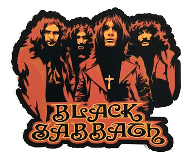 BLACK SABBATH - Die Cut LG Sticker Decal Music Band Rock Ozzy Black Sabbath