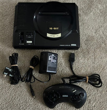 SEGA Megadrive Console with controller and cables