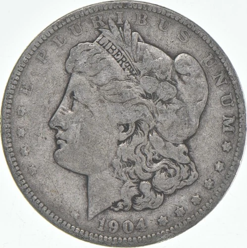 VG/F 1904 (P) Morgan Silver Dollar (1 coin) *8515