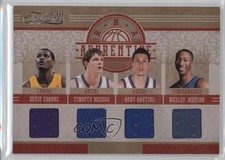 2010 Timeless Treasures 25/99 Devin Ebanks Timofey Mozgov Andy Rautins #15 u0h