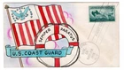 #936 U.S. Coast Guard 1945 FDC - Hand-painted Mae Weigand