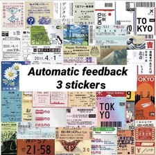 Sticker Random 3stickers Ships from Japan