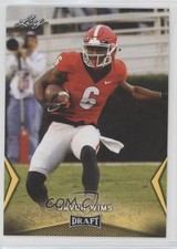 2018 Leaf Draft Gold Javon Wims #28 i2k