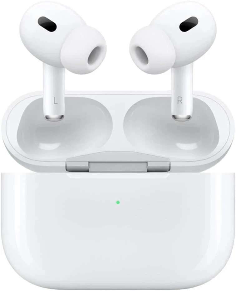 Apple AirPods Pro 2da Generación con Estuche de Carga Inalámbrica USB-C MagSafe