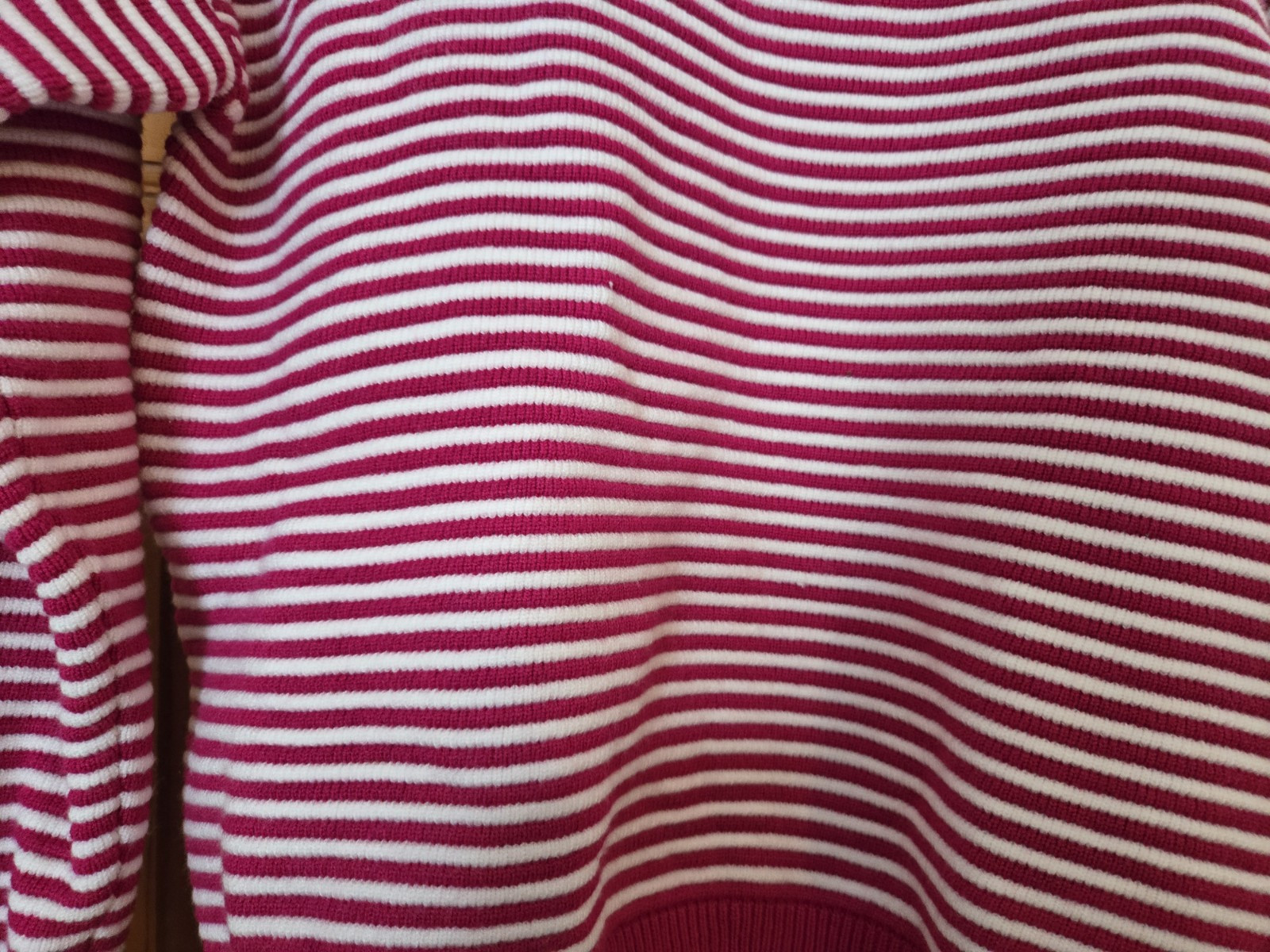 Women's Size XS Elodie Striped Crew Neck Pullover Sweater Fuschia Orange NWT 