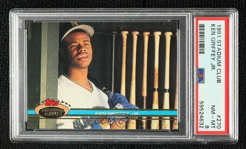 1991 Topps Stadium Club Ken Griffey Jr #270 PSA 8 HOF