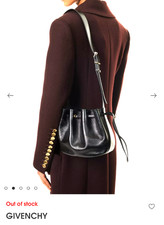 Givenchy Pumpkin Shoulder Bag Ebony Brown Leather Brand New Authentic RRP £1750