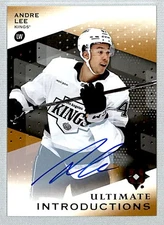 Andre Lee 2024-25 UD Ultimate Introductions Rookie Auto #UI-AL Los Angeles Kings