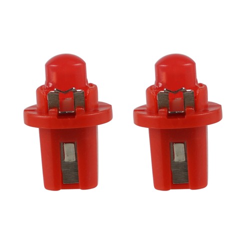 10 piezas T5 B8.5D Rojo LED Velocímetro Medidor Tablero Medidor Panel de Instrumentos Bombillas - Imagen 7 de 8