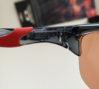 New Oakley HALF JACKET 2.0 Crystal Black Redline w/ G30