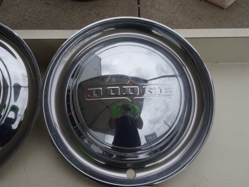 1949 1950 DODGE CORONET MEADOWBROOK ROYAL HUBCAPS WHEEL COVERS CENTER CAPS MOPAR - Picture 3 of 7