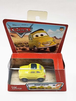 2006 Mattel Disney Autos Set H6437 Reißverschlüsse Luigi Pullbax - versiegelt