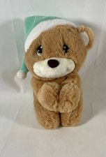 Precious Moments Charlie Bear Praying Bear Talking Plush Nightcap Now I Lay Me..