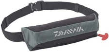 Daiwa compact life jacket (waist type automatic-manual inflatable) gray DF-2220