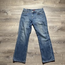 LUCKY BRAND LOUISE EASY RIDER DUNGAREES STRETCH DENIM BOOTCUT JEANS SIZE 28