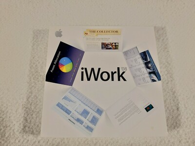 Apple iWork' 08 Mac Office Software Suite Keynote/Pages/Numbers 