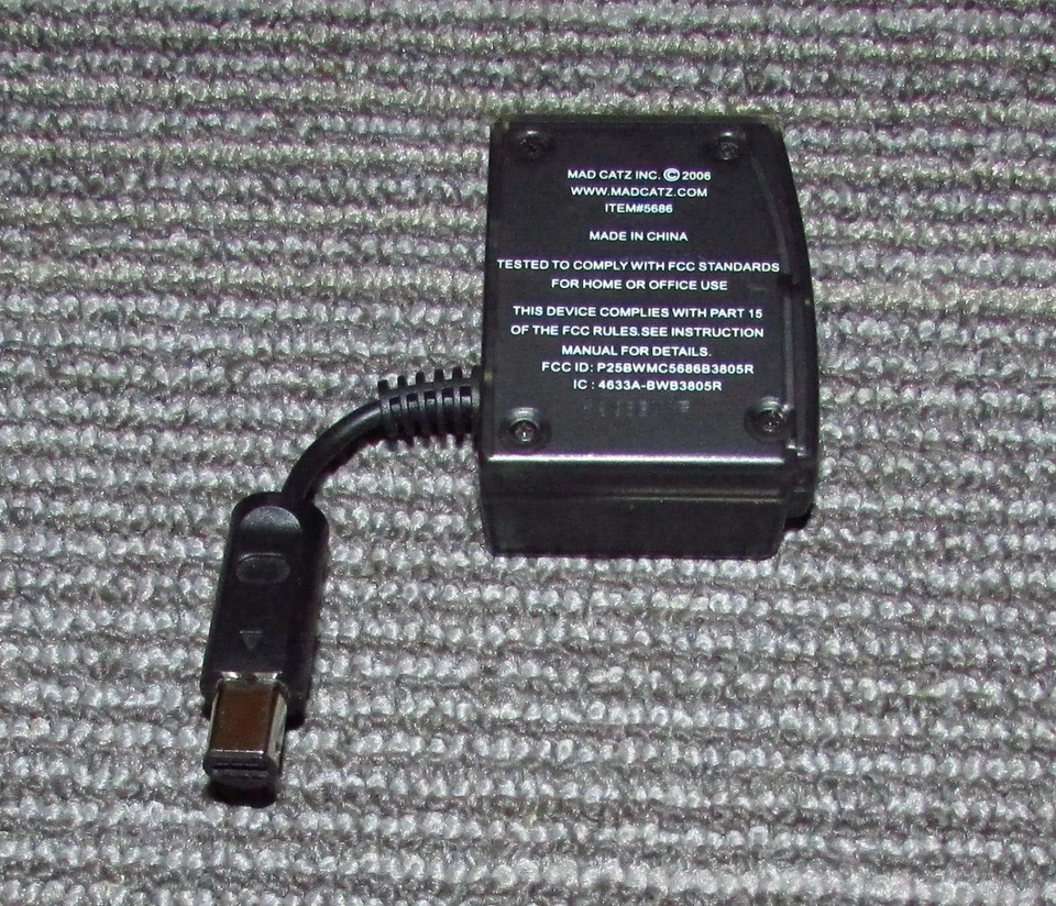 MadCatz GameShark Dongle Receiver For Nintendo GameCube Controller Item #5686 - Image 2 of 2