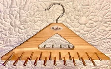 Woodlore Cedar Closet Organizer Quality Wood Hanger for Ties Belts Or Jewlery