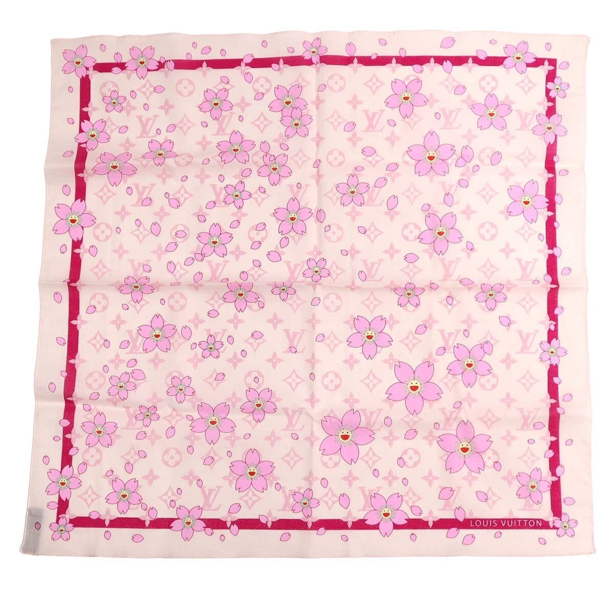 スカーフ Louis Vuitton Takashi Murakami Monogram Cherry Blossom LOUIS VUITTON x Takashi Murakami Cherry blossom Scarf