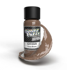 Spaz Stix 13020 Cocoa Brown Airbrush Ready Paint, 2oz Bottle