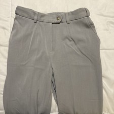 Norm Thompson Women’s Dress Pants / Slacks Gray Size 6P Petite Adjustable Waist