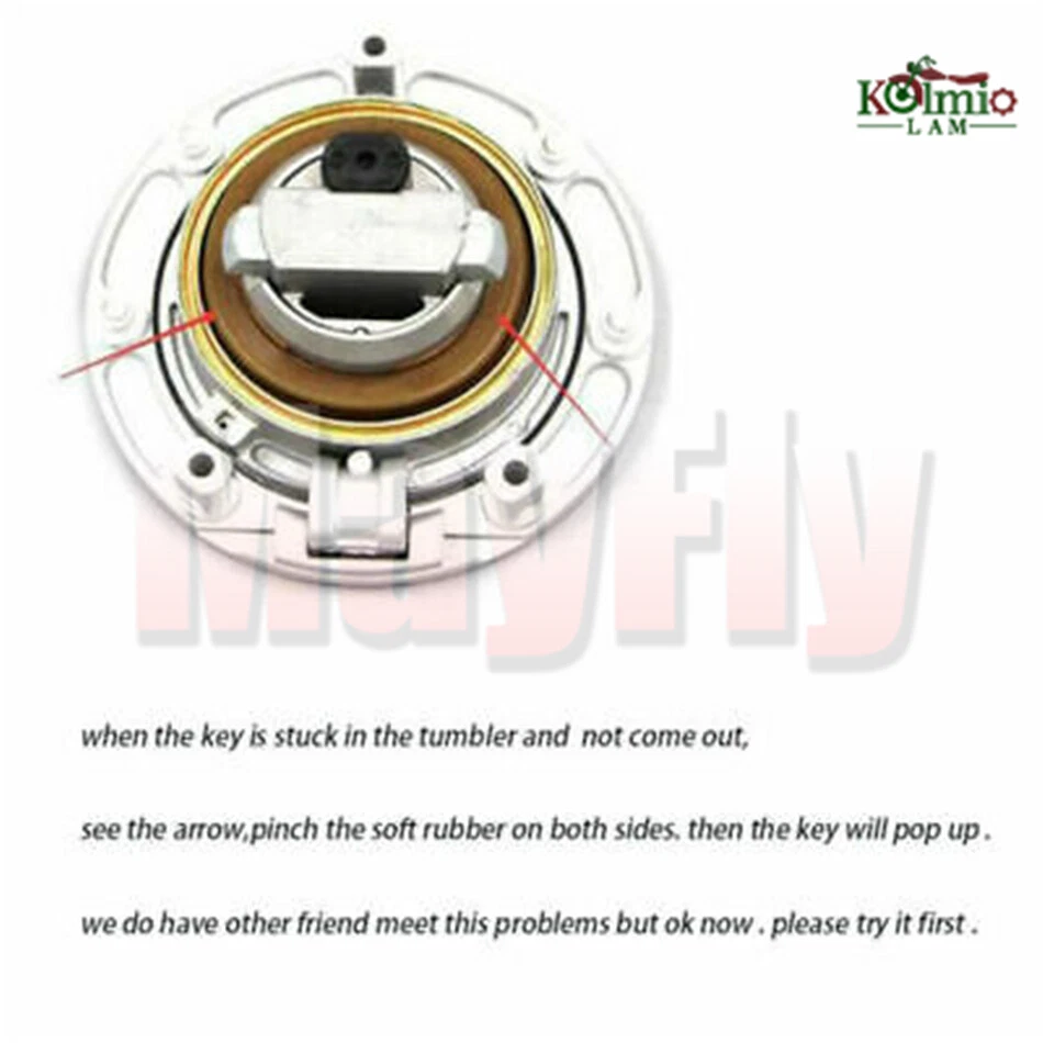 Interruptor de encendido tapa de gas combustible juego de llaves de bloqueo apto para YZF R1 1998-2003 YZF-R6 99-05 Foto 2 de 4