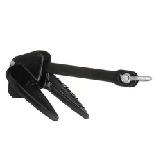 Seachoice Navy Anchor, Vinyl Coated Cast Iron (Black) 20 Lbs.