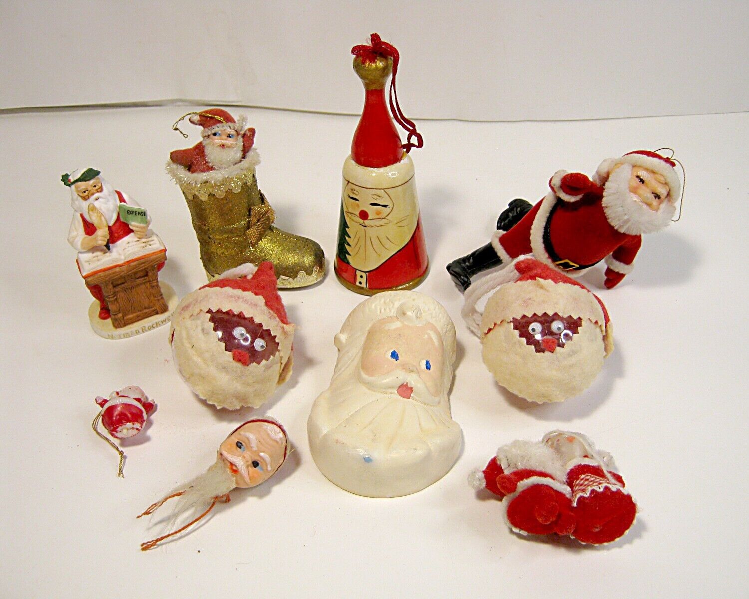 Vintage Mixed Lot of 10 1960/70/80s SANTA CLAUS CHRISTMAS ...