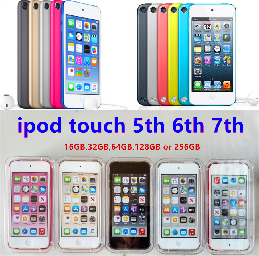 iPod （第7世代） 5台 🍎🍎NEW Apple iPod Touch 5th-6th-7th Gen 16-32-64-128-256GB