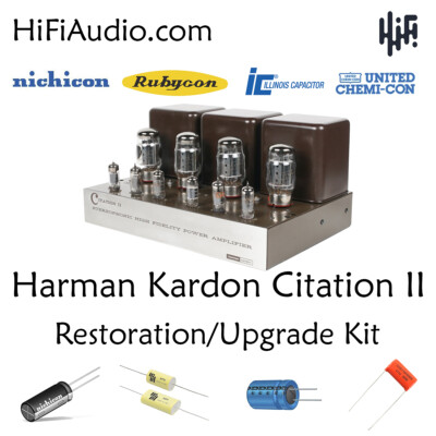 #ad Harman Kardon Citation II 2 FULL restoration recap repair upgrade rebuild kit $165.00
