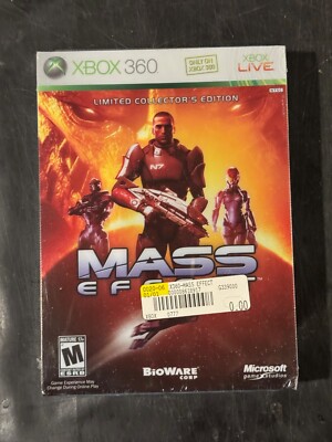 Mass Effect Limited Collector's Edition (Xbox 360 2007) Brand New Factory Sealed