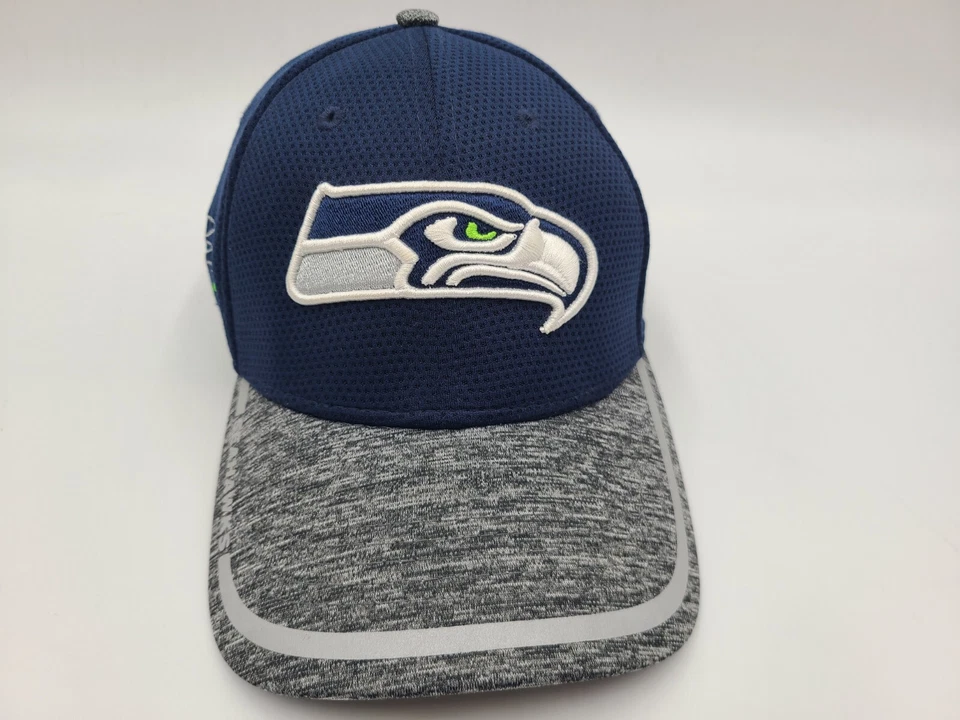Seattle Seahawks Russell Wilson #3 New Era 39Thirty Flex Ajustado S-M Gorra Gorra NFL Foto 2 de 4