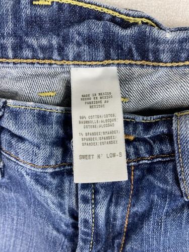 Lucky Brand Jeans Womens 25 Sweet N Low Straight Fit Denim Stretch Pockets Vtg - Picture 3 of 10