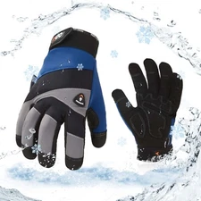Vgo 1 Pair  -20℃/-4°F COLDPROOF, Winter Work Gloves, Oil Resistant (SL7721FW)