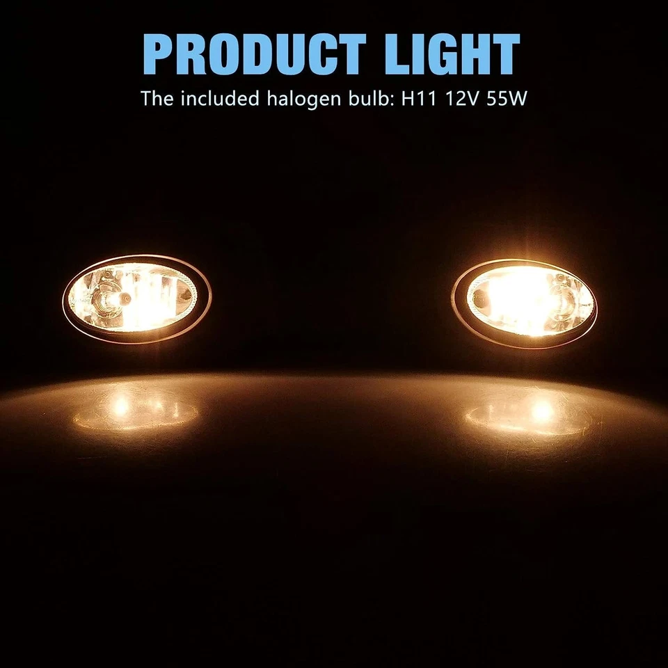 Luces antiniebla de humo para Acura TSX 2004 2005 luces de parachoques de conducción con interruptor de cableado Foto 4 de 4