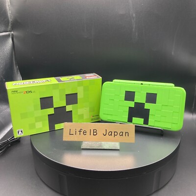 New Nintendo 2DS LL Minecraft Creeper Limited Edition Tragbare Spielkonsole