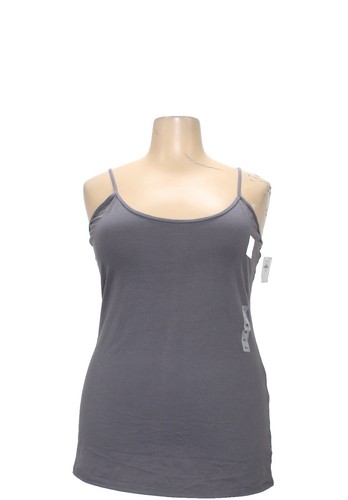 45R/45rpm Indigo fabric x jersey cutwork camisole Blouse shirt