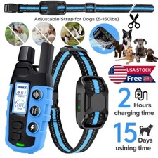 Smart Pet 1100 Yard Remote Dog Training Shock Collar for Small Medium Large Dogs