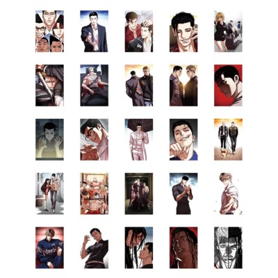 LOOKISM OFFICIAL MD GOODS POST CARD VER.2 TYPE.1 (1~16)/Character  Korea Webtoon