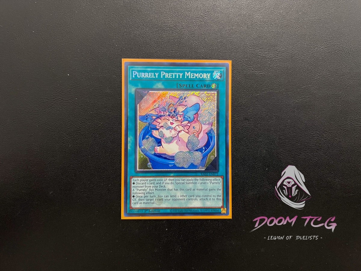 Yugioh! Purrely Pretty Memory RA02-EN072 SCR 1st Ed