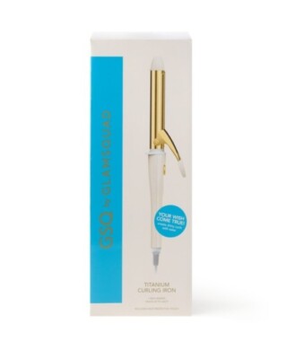 GSQ by Glamsquad Titanium Curling Iron, 1'' Barrel, Heats to 400 F, NEW