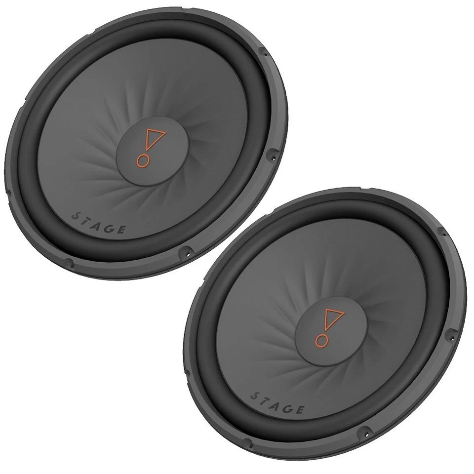 2) Subwoofers JBL STAGE1 22 12" 1000W 4 Ohm + Amplificador Subwoofer Pico 1500 W Foto 2 de 4