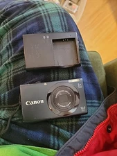 Canon Powershot A3400 IS Hd 16 MP Point & Shoot Camera w/ Charger, Battery