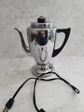 VINTAGE MIRRO-MATIC Electric Percolator   8 cup 600 Watt parts or display only